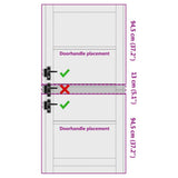 Interior Door ORKDAL Brown 93 x 202 cm 4102703