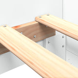 Bed Frame without Mattress White 90x200 cm Engineered Wood 849579
