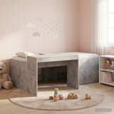 Kids'High Bed Frame with Desk Concrete Grey 90 x 200 cm 3422654