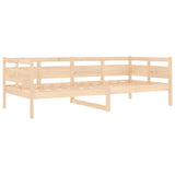 ZNTS Day Bed without Mattress Solid Wood Pine 90x200 cm 820297