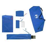 Beach Tent Azure Blue 274x178x170/148 cm 185T Polyester 94403