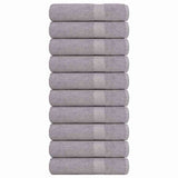 Bath Towels "FROGN" 10 pcs Grey 100x150 cm 360 gsm 136838