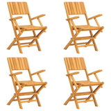 5 Piece Garden Dining Set Solid Wood Teak 3155039