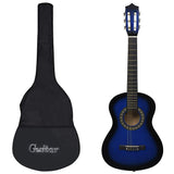 Classical Guitar for Beginner and Kid with Bag Blue 1/2 34 3055603