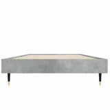 Bed Frame without Mattress Concrete Grey 75x190 cm Small Single 832209