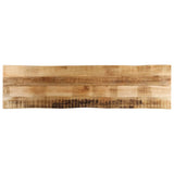 Table Top Live Edge 160x40x3.8 cm Solid Wood Rough Mango 370688