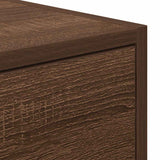 TV Cabinets 2 pcs Brown Oak 60x31x25.5 cm Engineered Wood 861449