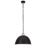 Industrial Vintage Hanging Lamp 25 W Black Round 41 cm E27 320543