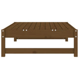 Garden Footstool Honey Brown 120x80 cm Solid Wood Pine 825712