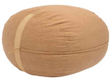 Bean Bag Chair Beige 95 x 93 x 71 cm Sherpa 943963