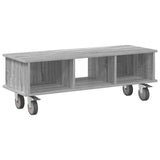 TV Stand Grey Sonoma 100 x 35 x 35 cm Engineered Wood 891037