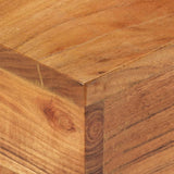 ZNTS Coffee Table 68x68x41 cm Solid Acacia Wood 320818