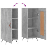 Sideboard Concrete Grey 34.5x34x90 cm Engineered Wood 830416