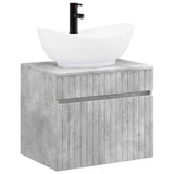 Bathroom Furniture Set Concrete Grey Engineered Wood 3404313