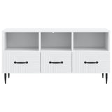 TV Cabinet with Drawer White 102 x 34.5 x 50 cm Engineered Wood 894905