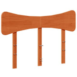 Headboard Wax Brown 135 cm Solid Wood Pine 844784