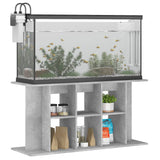 Aquarium Stand Concrete Grey 120x40x60 cm Engineered Wood 833595