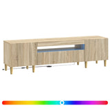 LED TV Cabinet Sonoma Oak Engineered Wood 896687