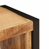 Storage Bench Brown 80 x 35 x 40 cm Solid Mango wood 4015983