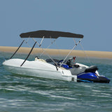 4-bow Bimini Top Black 243x196x137 cm 94811