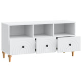 TV Cabinet White 102 x 34.5 x 50 cm Engineered Wood 894215