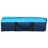 Party Tent with LED and 4 Sidewalls 3.6x3.6x2.3 m Blue 92236