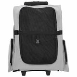 Pet Trolley 3-in-1 Design Grey 48x32x cm Oxford Fabric 42007373