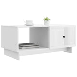 Coffee Table White 90 x 50 x 40 cm Engineered Wood 894035