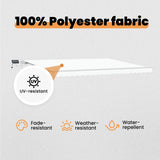 Retractable Awning White 450 x 300 cm Fabric and Aluminium 3330984