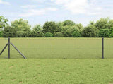 Welded Wire Fence 5000 x 80 cm Grey 42005245