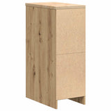 Garage Storage Cabinet Artisan Oak 30x51x85 cm Solid Wood Pine 860561