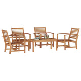 Garden Sofa Set Natural Solid teak wood 3356861