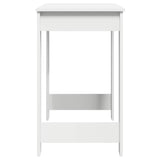 ZNTS Desk White 100x45x75 cm Engineered Wood 860427