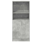Kitchen Cabinet Concrete Grey 57x41.5x131.5 cm Engineered Wood 860124
