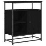 Sideboard Black Oak 69 x 35 x 80 cm Engineered Wood 862981