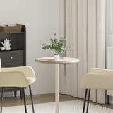 Table Top Cream Marble 50x2.5 cm Table Top Round Minimalist 149192
