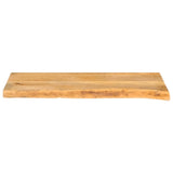Table Top Live Edge 90x30x3.8 cm Solid Wood Mango 370479