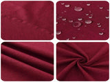 Table Cloth 5 pcs Rectangular Wine Red 110 x 180 cm 42040323