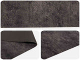 Kitchen Rug Black Concrete 300 x 60 cm 100% Polyamide Washable 42045700
