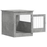 Dog Crate Furniture Concrete Grey 64.5x80x71 cm Engineered Wood 838333