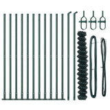 Welded Wire Fence with Concrete Base 25 x 1.4 m 3351251