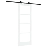 Sliding Door ORKDAL White and Black 78 x 211 cm 3332022
