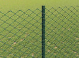 Chain Link Fence with Post 10 x 1.4 m PVC-Coated Steel 3336234