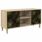 TV Cabinet ELBURG 102 x 33 x 50 cm Sonoma Engineered Wood 8007033