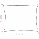 Pillow with Pillow 2 pcs White 70 x 90 cm Cotton 42007693
