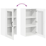 Wall Glass Cabinet LUCCA High Gloss White 40 x 31 x 80 cm 884993