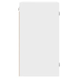 Wall Cabinet with Glass Doors White 35x37x68.5 cm 836476