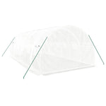 Greenhouse with Steel Frame White 18 m² 6x3x2 m 3188051