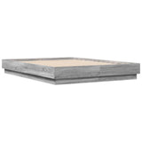 Bed Frame Grey Sonoma Engineered wood, Plywood Small Double 3209889