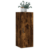Wall Mounted Cabinet Smoked Oak 34.5x34x90 cm 828865